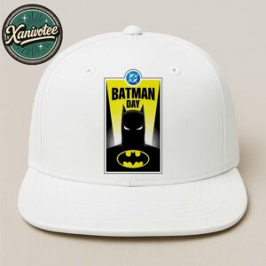 Official Logo For This Year’s Batman Day Happening on September 20 2025 Classic Cap Snapback Hat