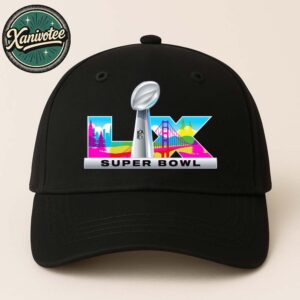 Official Logo Super Bowl LX 2026 NFL Santa Clara California On February 8 2026 Classic Cap Snapback Hat