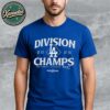 We Are So Back Nike x Los Angeles Dodger 2025 NL West Division Champions Classic T-Shirt