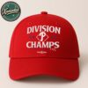 Official Philadelphia Phillies 2025 NL East Division Champions Big And Tall Locker Room Red Classic Cap Snapback Hat