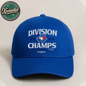 Official Toronto Blue Jays Named To 2025 AL East Division Champions Classic Cap Snapback Hat