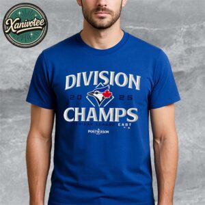 Official Toronto Blue Jays Named To 2025 AL East Division Champions Unisex T-Shirt