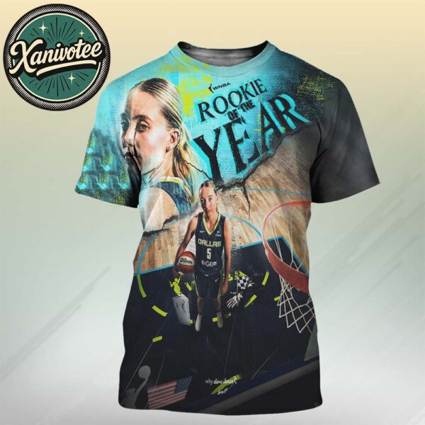 Paige Bueckers Has Officially Been Named The 2025 WNBA Rookie Of The Year All Over Print Shirt