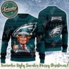 Pittsburgh Steelers Team NFL x Donald Trump Ugly Christmas Sweater For Holiday 2025 Xmas Gifts