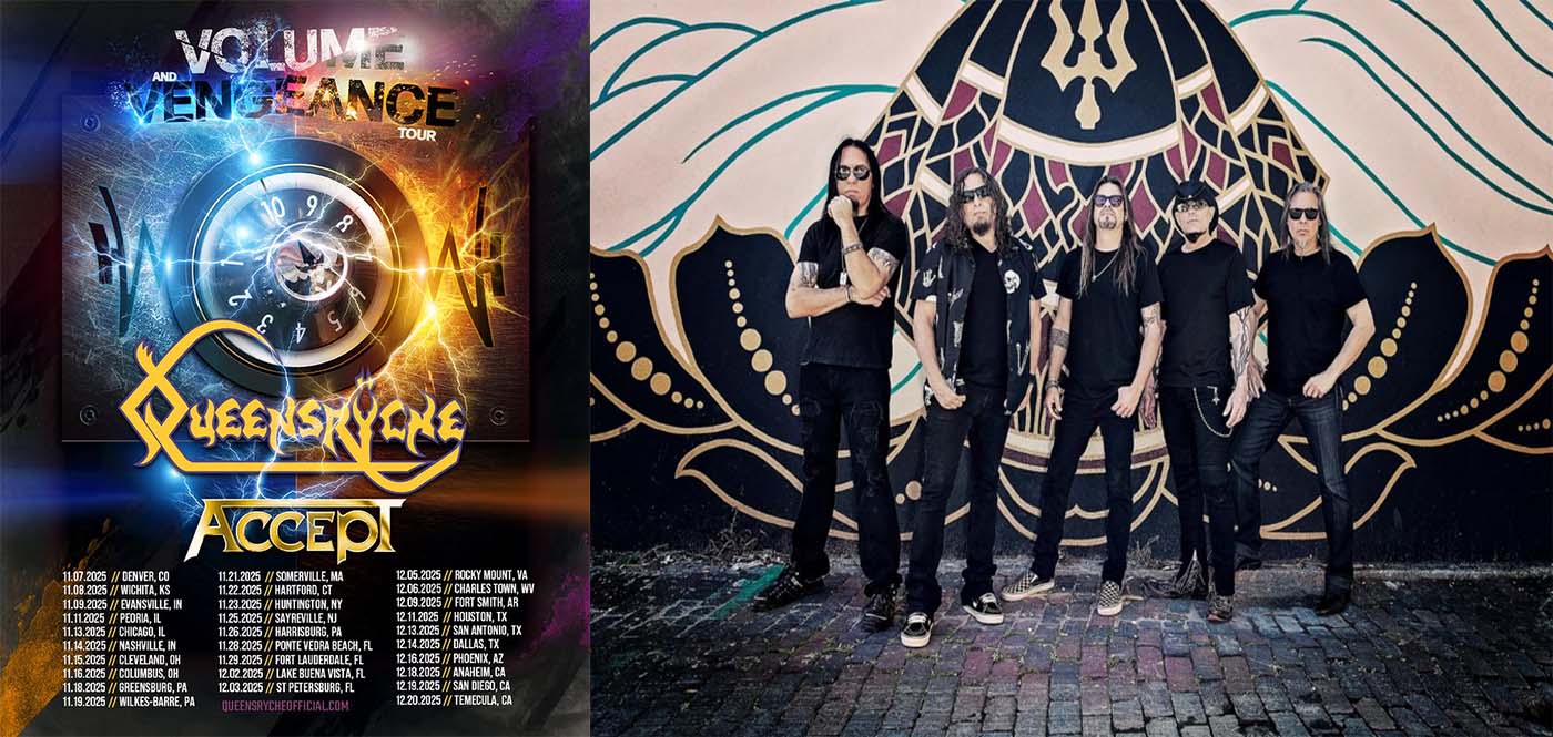 Queensrÿche Announces “Volume & Vengeance Tour” 2025 with Accept – Full Dates, Cities & What Fans Can Expect