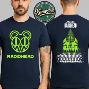 Radiohead Bologna Italy Poster Shows For November 14 15 17 And 18 Europe Tour 2025 At Unipol Arena Two Sided Print Classic T-Shirt