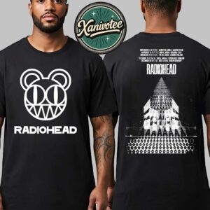 Radiohead Europe Tour 2025 Poster Dates List For November And December 2025 Two Sided Print Unisex T-Shirt