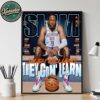 SLAM 258 Jalen Williams Magazie Cover They Gon Learn Jalen Williams Team Oklahoma City Thunder Gold Metal Editions Poster Canvas