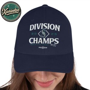 Seattle Mariners American League 2025 AL West Division Champions MLB Postseason Locker Room Classic Cap Snapback Hat