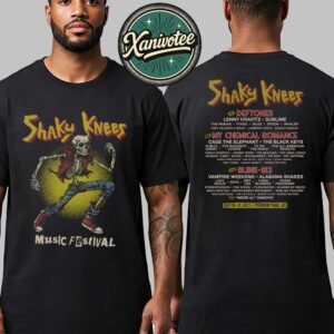 Shaky Knees Music Festival 2025 Lineup Tee For September 19-21 2025 In Piedmont Park ATL Two Sided Print Unisex T-Shirt