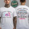Shaky Knees Music Festival 2025 Rabbits Lineup Tee For September 19-21 2025 In Piedmont Park ATL Two Sided Print T-Shirt