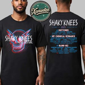 Shaky Knees Music Festival 2025 Shockwave Lineup Tee For September 19-21 2025 In Piedmont Park ATL Long Sleeve T-Shirt