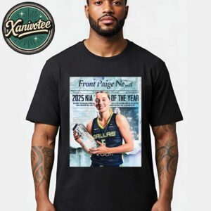 Still Front Paige News Paige Bueckers 2025 KIA WNBA Rookie of the Year Poster Unisex T-Shirt