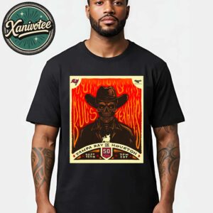 Tampa Bay Buccaneers Vs Houston Texans Poster Matchup On September 15th 2025 For NRG Stadium In Houston TX Unisex T-Shirt