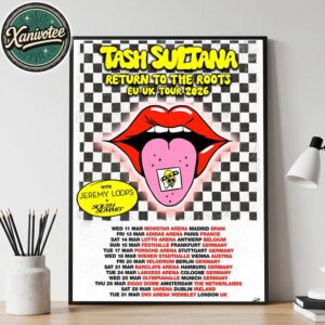 Tash Sultana Return To The Roots EU And UK Tour 2025 Dates List For March 2026 Home Decor Poster Canvas