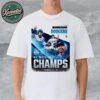 Official Los Angeles Dodgers Named To 2025 NL West Division Champions Locker Room Unisex T-Shirt