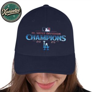 The Los Angeles Dodgers Are Your 2025 National League West Division Champions Navy Classic Cap Snapback Hat