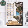 West Virginia Mountaineers Men’s Basketball Big 12 Conference 2025-26 Schedule Season Home Decor Poster Canvas