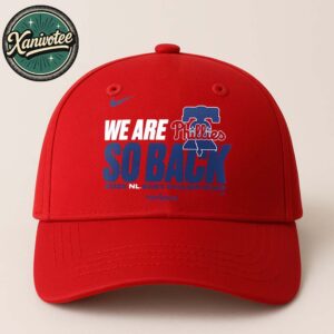 We Are So Back Nike x Philadelphia Phillies 2025 NL East Division Champions MLB Postseason Classic Cap Snapback Hat