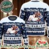 ABBA Photo Band Pattern Sand And Navy Background 2025 Ugly Christmas Sweater ABBA Photo Band Pattern Sand And Navy Background 2025 Ugly Christmas Sweater
