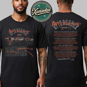 Aftershock Festival 2025 Doodle Tee For Sacramento CA At Discovery Park On October 2-5 2025 Black T-Shirt