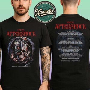 Aftershock Festival 2025 Final Sting Merch Tee For Sacramento CA At Discovery Park On October 2-5 2025 Two Sided Print Classic T-Shirt