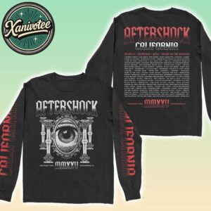 Aftershock Festival 2025 In Sacramento CA Merch Overseer Tee For Discovery Park On October 2-5 2025 White Long Sleeve T-Shirt