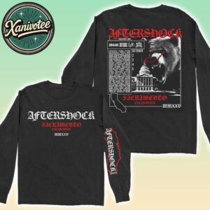 Aftershock Festival 2025 In Sacramento CA Merch Seeing Red Tee For Discovery Park On October 2-5 2025 T-Shirt Long Sleeve