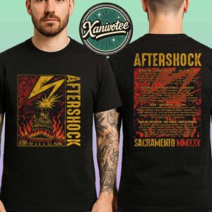 Aftershock Festival 2025 Lightning Strike Tee For Sacramento CA At Discovery Park On October 2-5 2025 Unisex T-Shirt