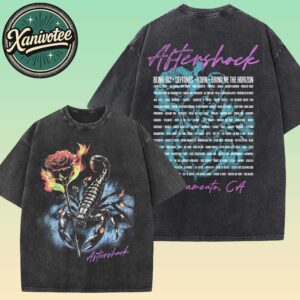 Aftershock Festival 2025 Love Hurts Tee For Sacramento CA At Discovery Park On October 2-5 2025 Washed T-Shirt