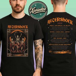 Aftershock Festival 2025 Night Terror Tee For Sacramento CA At Discovery Park On October 2-5 2025 Two Sided Print Unisex T-Shirt