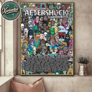 Aftershock Festival 2025 The Gathering Poster For Sacramento CA At Discovery Park On October 2-5 2025 Home Decor Poster Canvas