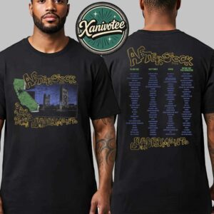 Aftershock Festival 2025 Tower Bridge Tee For Sacramento CA At Discovery Park On October 2-5 2025 Black T-Shirt