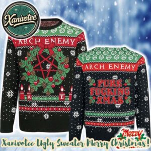 Arch Enemy Pure Fucking X-Mas Xmas 2025 Collectors Edition Ugly Christmas Sweater