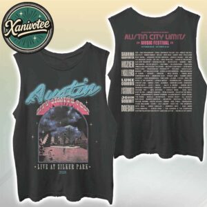 Austin City Limits Music Festival 2025 Women’s Paddling Lineup Tee In Austin TX At Zilker Park On October 3-5 And 10-12 2025 Tanktop T-Shirt