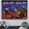 Blink-182 Palm Desert CA Poster Night Two At Acrisure Arena On October 5 Missionary Impossible Tour 2025 Home Decor Poster Canvas