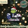 Carolina Panthers NFL x The Grinch Custome Name 2025 Christmas Gifts Tree Decorations Acrylic Ornament