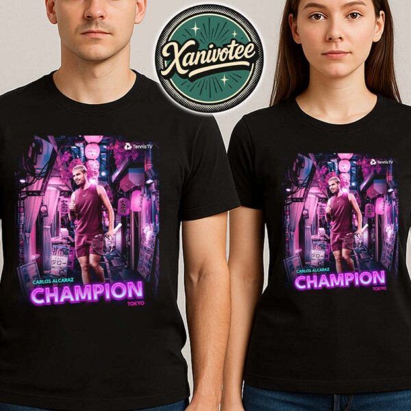Carlos Alcaraz Wins His 8th Trophy Of 2025 Champion Tokyo Unisex T-Shirt