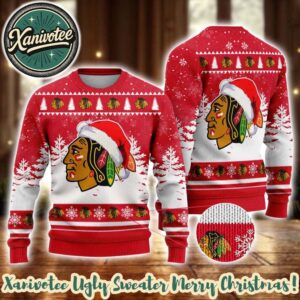 Chicago Blackhawks NHL Pattern Special Ugly Christmas Sweater Gift For Holiday 2025