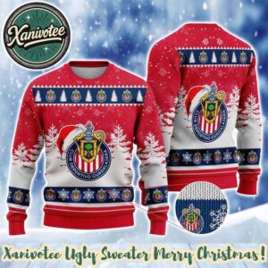 Chivas Guadalajara In LIGA MX Special Holiday Christmas Xmas Ugly Christmas Sweater 2025