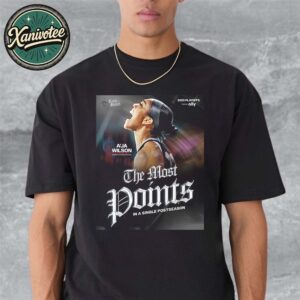 Congrats A’ja Wilson Has The Most Points In A Single Postseason 2025 Unisex T-Shirt