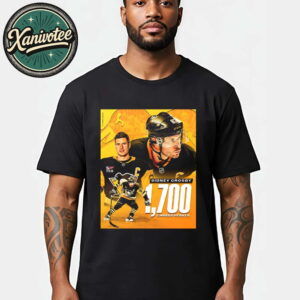 Congrats Sidney Crosby Named To Reach 1700 Points NHL History Unisex T-Shirt