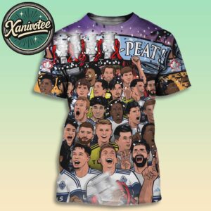Congrats Vancouver Whitecaps FC Four Peat 2025 TELUS Canadian Champions All Over Print T-Shirt