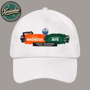 Denver Broncos Vs New York Jets Matchup 2025 NFL London Games On October 12 2025 At Tottenham Hotspur Stadium Cap Hat