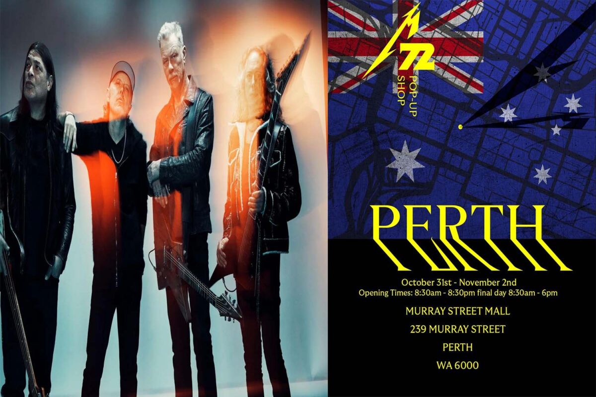 Get Ready — the Ultimate Metallica “M72” Pop Up Shop Experience in Perth!