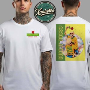 Guns N Roses Merch Tee On October 25 2025 In São Paulo Brazil At Allianz Parque Two Sided Print Unisex T-Shirt