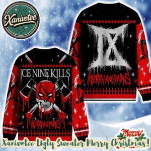 Ice Nine Kills Kill the Impericon Personalized Christmas 2025 Holiday Ugly Christmas Sweater