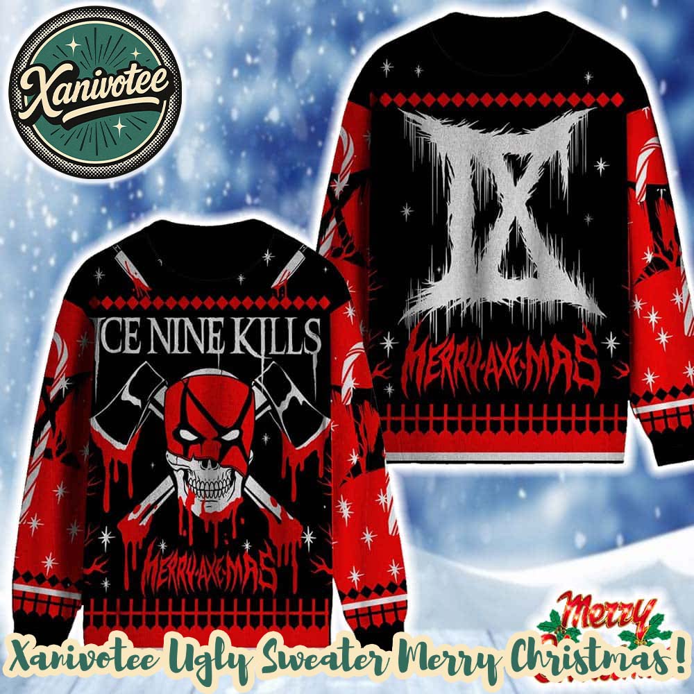 Ice Nine Kills Kill the Impericon Personalized Christmas 2025 Holiday Ugly Christmas Sweater Ice Nine Kills Kill the Impericon Personalized Christmas 2025 Holiday Ugly Christmas Sweater