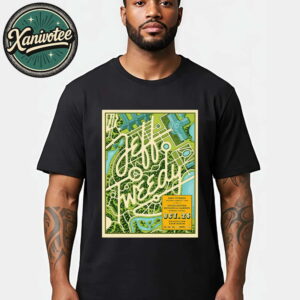 Jeff Tweedy Richmond Virginia 2025 Poster Tonight On October 25 2025 For Lewis Ginter Botanical Garden Unisex T-Shirt