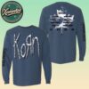 Korn Kanada FREAK Tour Tee Kanada Tour 2025 Dates List Two Sided Print Black Unisex T-Shirt